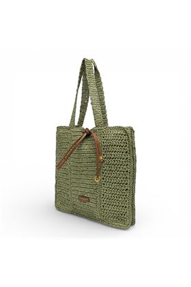 Borsa Gianni Chiarini in paglia crochet colore pistacchio. GIANNI CHIARINI | 11955-TAIGA